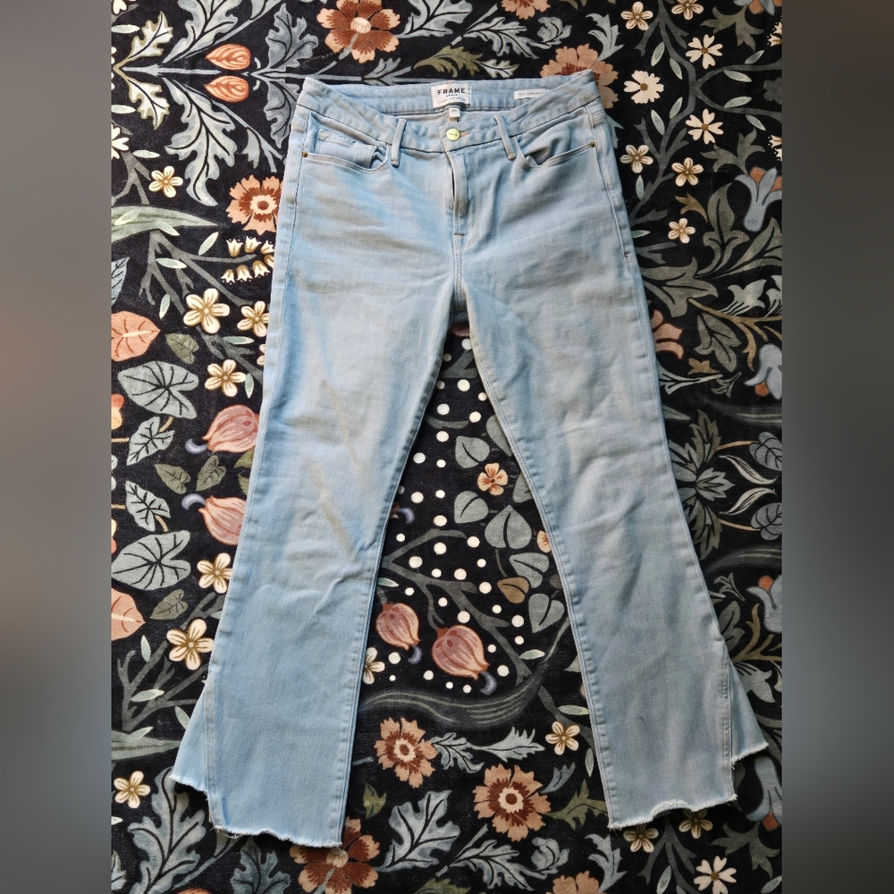 Frame Denim Sky Blue Jeans